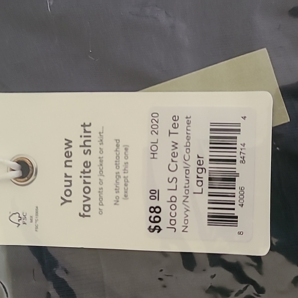 Marine Layer Jacob LS Crew Tee - Picture 5 of 7